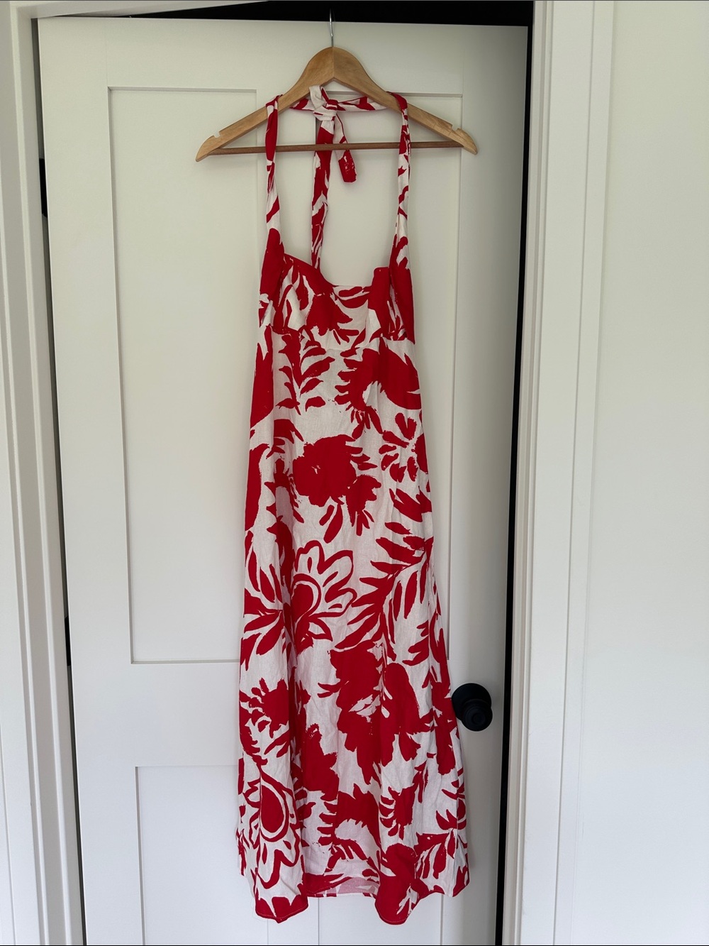 Zara Printed Linen Dress